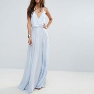 ASOS maxi dress size 6 or UK size 10 pastel blue